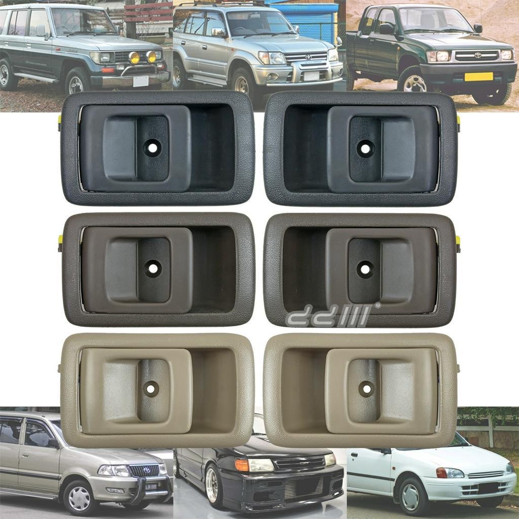Toyota Unser Kijang KF80 มือจับประตูด้านใน มือจับประตูภายใน (สีเทา/น้ําตาล/เบจ) LC2 LJ78 Prado 90 Hi
