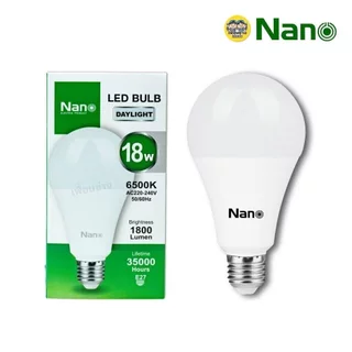 ** 1 หลอด ** NANO หลอดประหยัดไฟ LED bulb ขนาด 7w 9w 12w 15w 18w 25w แสงขาว แสงวอร์ม แสงคูลไวท์ แอลอีดี หลอดไฟ