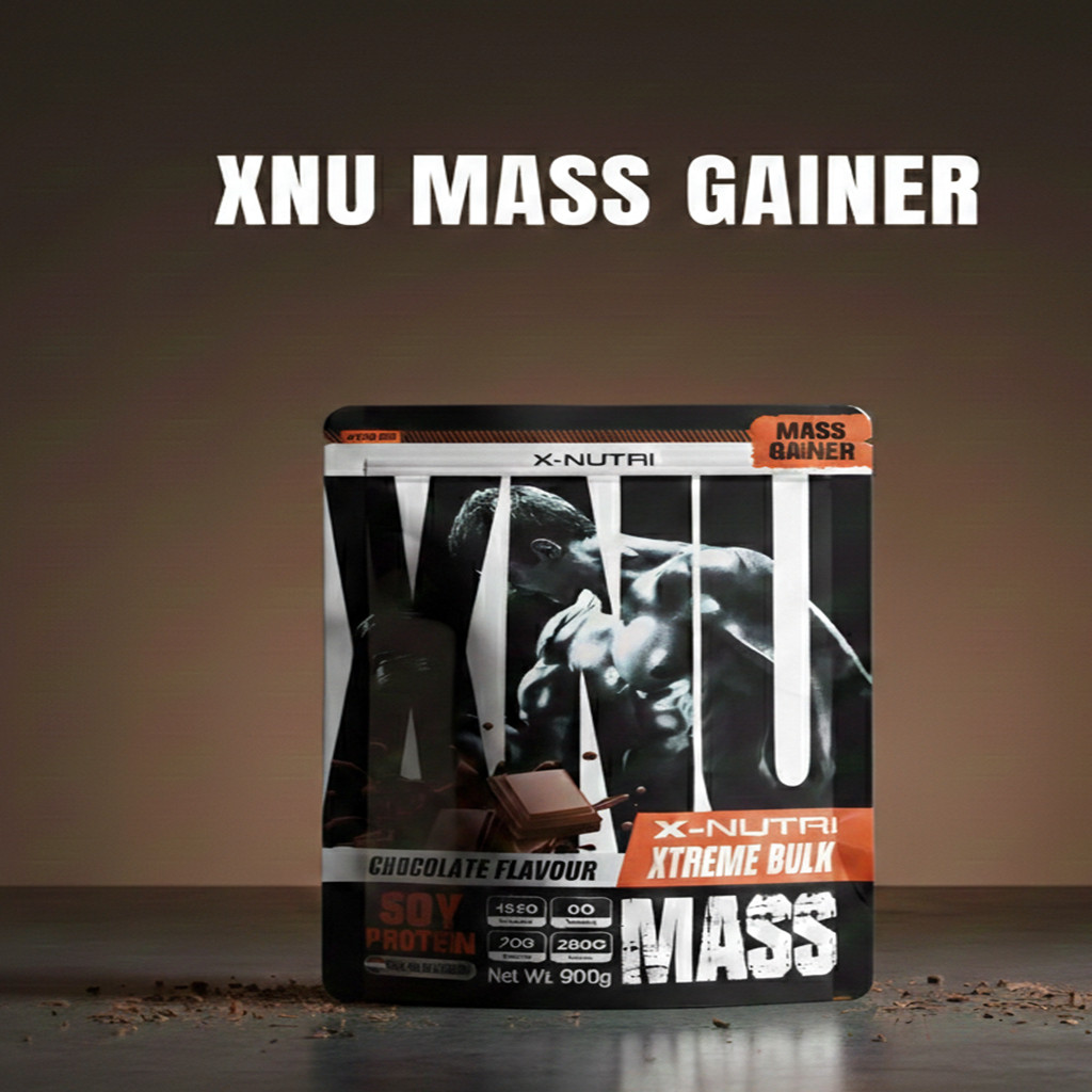 XNU Mass Soy Protein Gainer 900g แมสโปรตีน โปรตีนพืชเพิ่มน้ำหนัก จากถั่วเหลือง