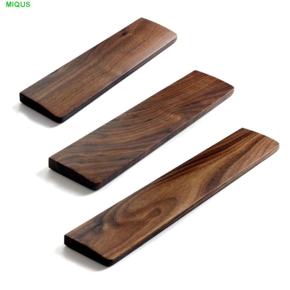 ที่พักข้อมือคีย์บอร์ด MIQUS, แผ่นรองเมาส์ไม้วอลนัทตามหลักสรีรศาสตร์, การพิมพ์ง่ายเชิงกลสบายที่วางแป้นพิมพ์กันลื่น Anti-Fatigue