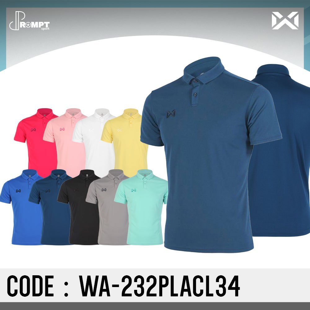 เสื้อโปโล Warrix PIN รหัส WA-232PLACL34 ของแท้