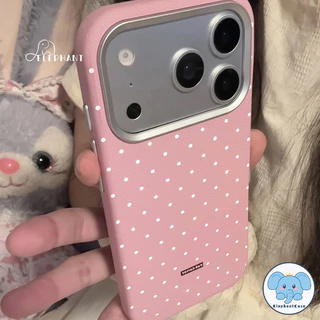 เคสหนังลายจุดโบว์แดง ม้า2026 น่ารักสุดๆ สำหรับ IPhone 13 15 17 16 11 Air 14 12 Pro Max 7 8 16 Plus XR X XS SE 2 3