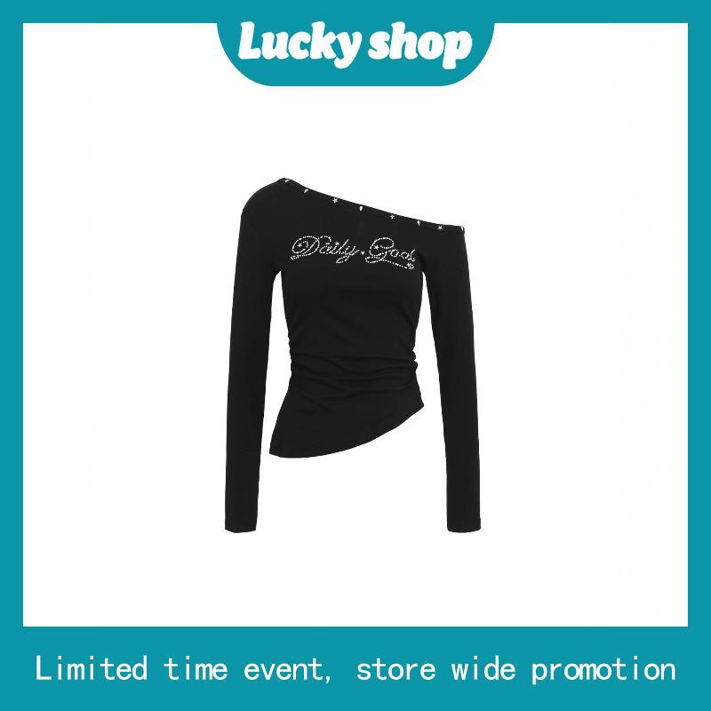 Joliese | blue jeans off-shoulder top เสื้อปาดไหล่สาวอวบ