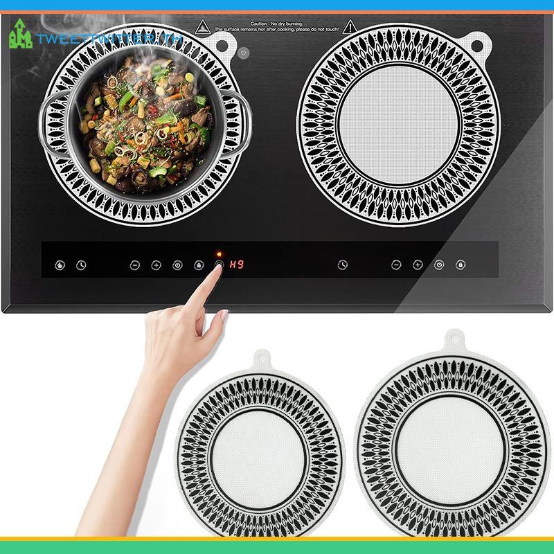 Tweet 1PC Induction Cooktop Mat, Scratch-Resistant & Heatproof Stove Protector TH