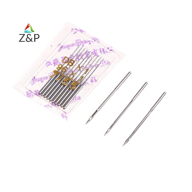 Z&P 10 ชิ้น DBX1 เข็มเย็บผ้า #7 8 9 10 11 12 14 16 18 19 20 21 22 ขนาดสําหรับอุตสาหกรรม คนขี้เกียจ จ