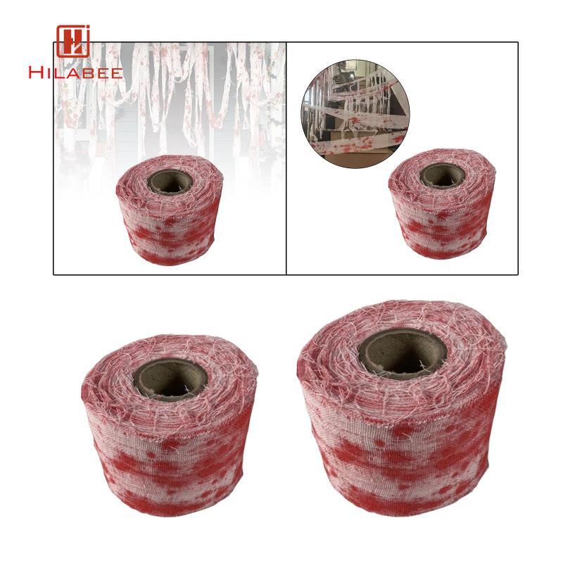 [UsusexaMY] Halloween y Gauze 10M ตกแต่งฮาโลวีนที่ใช้งานได้จริงสําหรับห้องฮาโลวีน