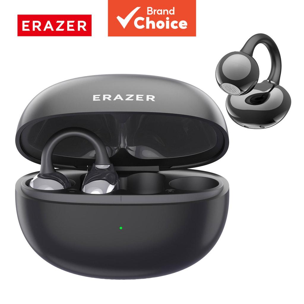หูฟังไร้สาย Erazer XF36 Al พร้อมแปลแบบเรียลไทม์ แบบหนีบหู บลูทูธ 6.0 กันน้ํา สําหรับกีฬา