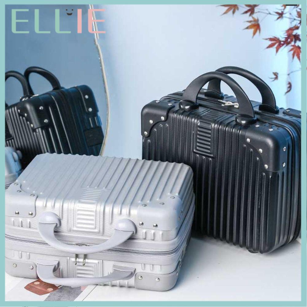 Ellie กล่องเครื่องสําอาง, กระเป๋าเดินทางมือ 14 นิ้ว, กระเป๋าเดินทางสําหรับเดินทางขายร้อน Mini Boarding สําหรับผู้หญิง