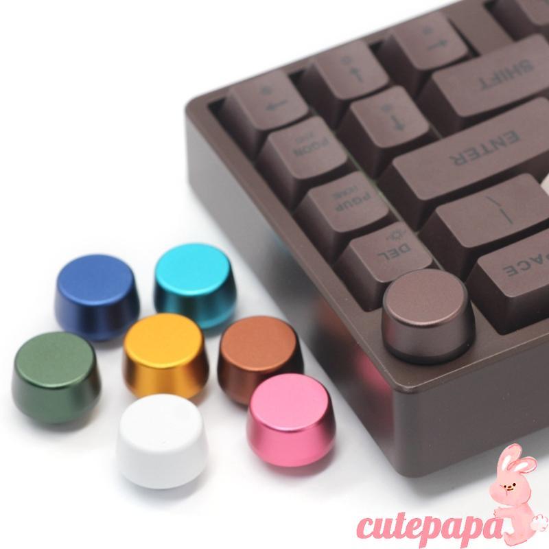 Cutep ลูกบิดโลหะทรงกลมสําหรับ C65 FEKER IK65 คีย์บอร์ดแบบกลไกช่วยเพิ่มการควบคุม