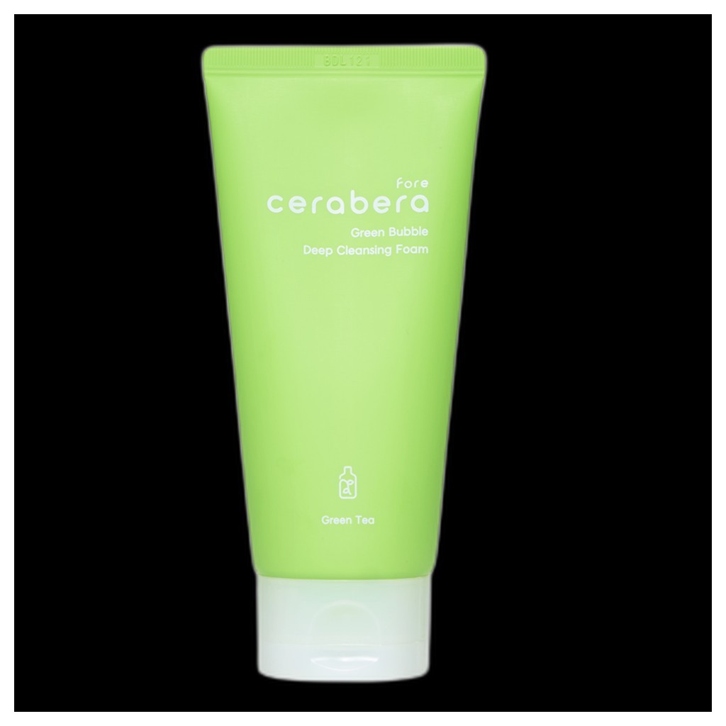 [cerabera] โฟมล้างหน้า Green Bubble Deep 120ml 1 ชิ้น / โฟมล้างหน้าเกาหลี / Deep Cleanse by HANABISU