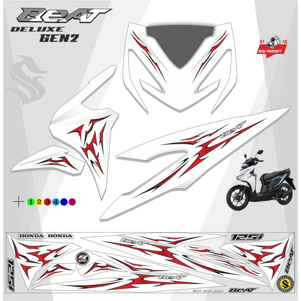 NEW BEAT MOTORCYCLE STRIPING LINE 2025