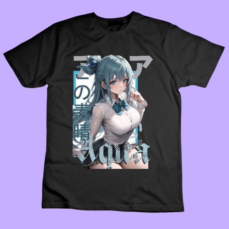 เสื้อยืด Aqua Konosuba/เสื้อยืด Konosuba