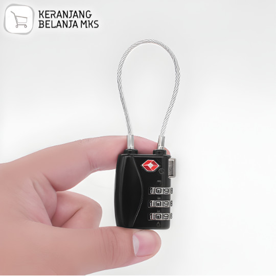 รหัสผ่านกระเป๋าเดินทาง 3 หลัก ล็อค TSA