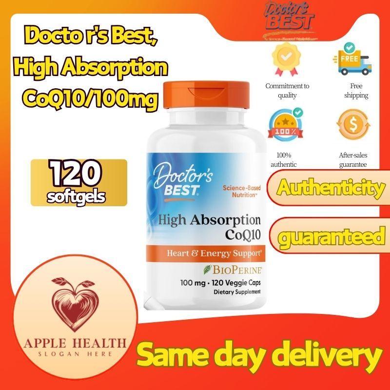 ประสบการณ์:08/27 โปรเด็ด!!️CoQ10 CoQ10 High Absorption CoQ10 with BioPerine, 100 mg, 120 Softgels/ve