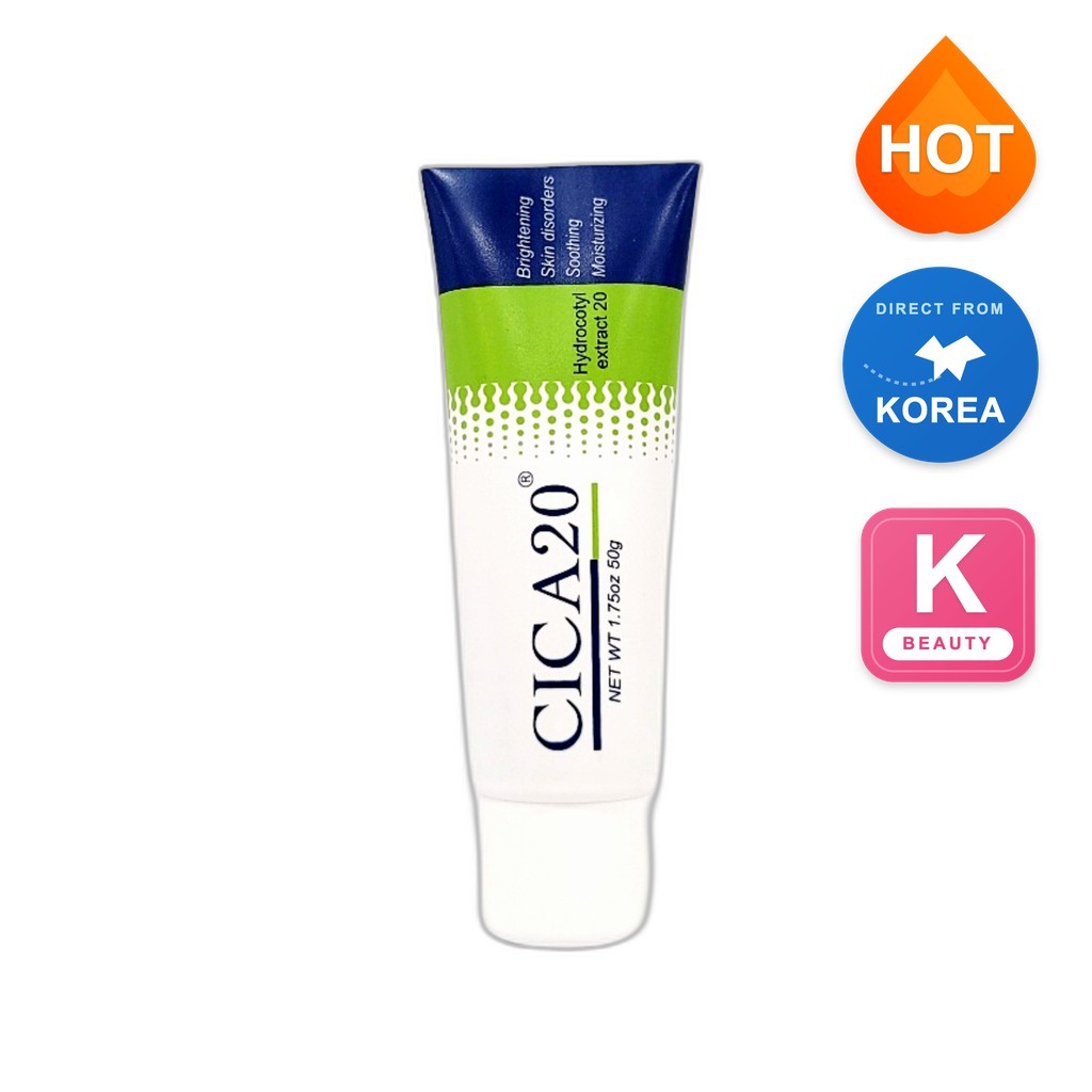 [cica20] ครีมปลอบประโลมผิว Cica Soothing 50 g, with Cica