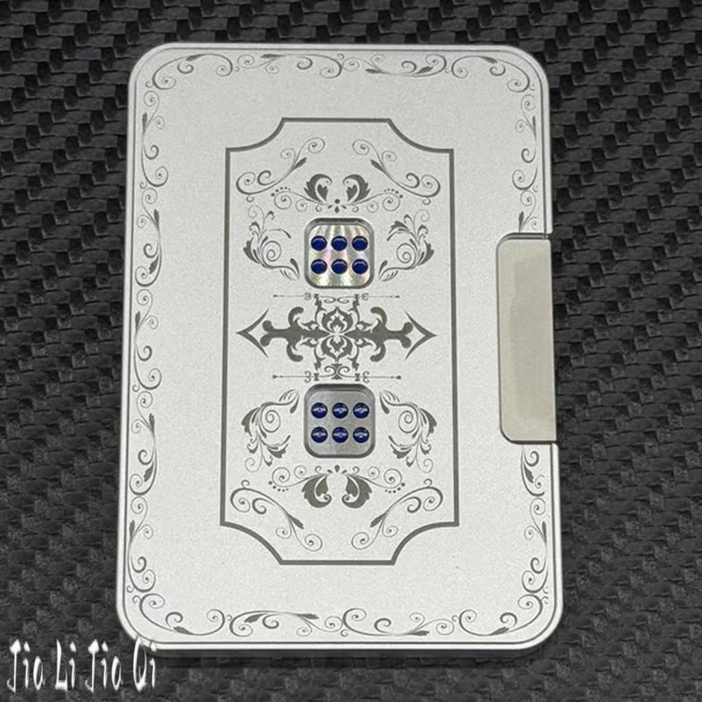 Creative Mechanical Dice Spinner อลูมิเนียมอัลลอยด์ Mechanical Dice Spinner เซอร์ไพรส์เพื่อนและครอบค