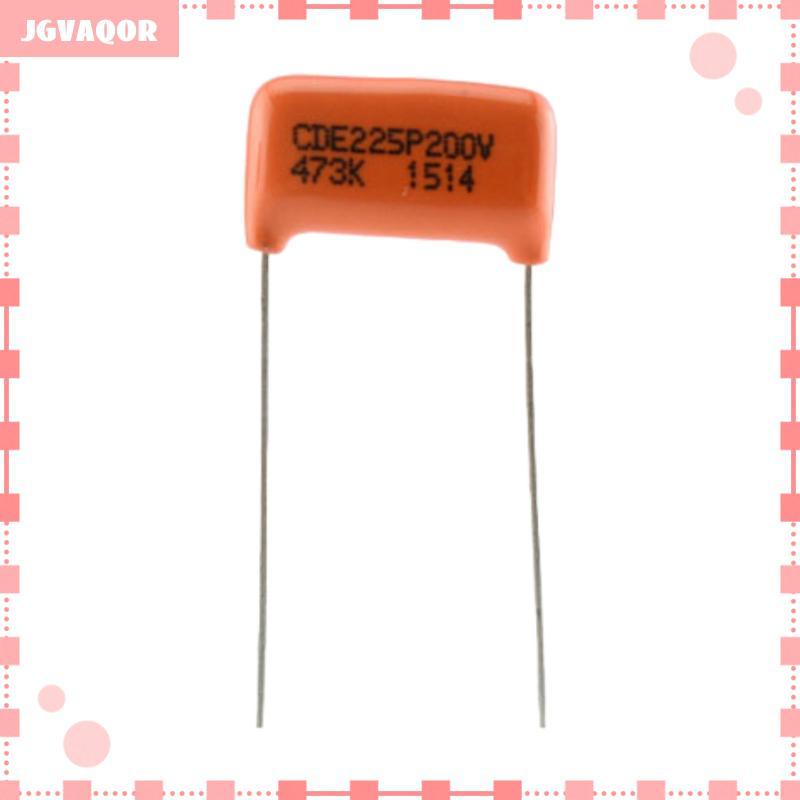 [jgvaqor] Tone Capacitor 0.047uf Bass Guitar Parts เครื่องดนตรีติดตั้งง่ายเสียงรบกวนต่ํา Universal 7