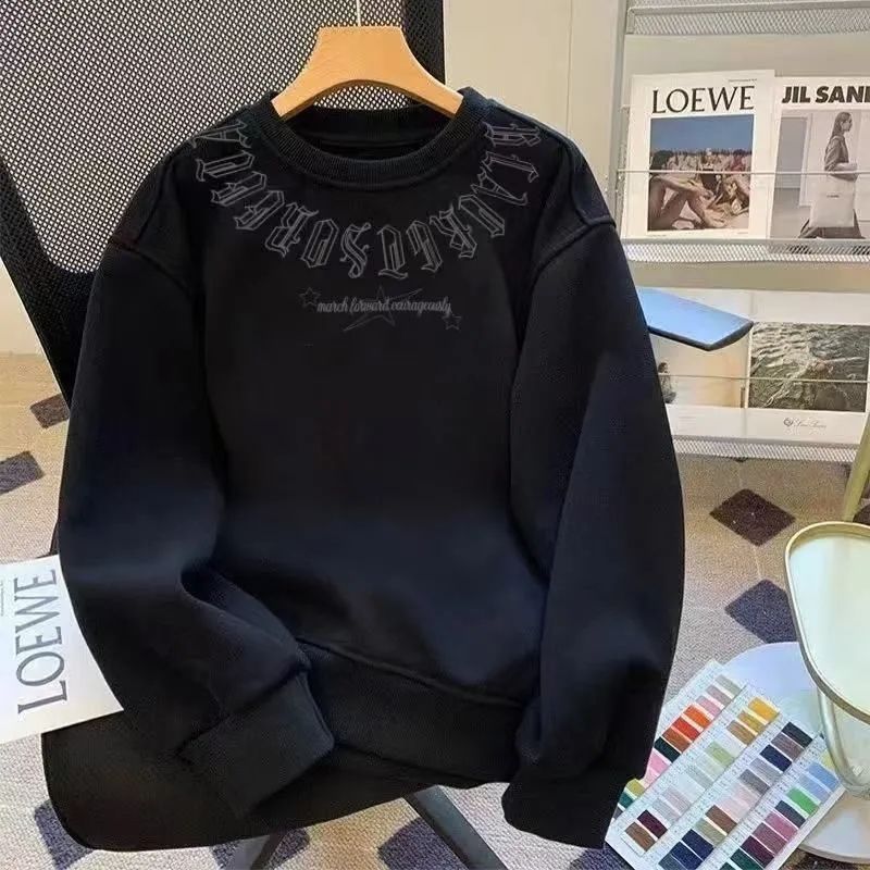 American High Street Street Street Wear Fried Street Puffer หล่อแขนยาวไม่มี Pilling ผู้ชายผู้หญิงหลว