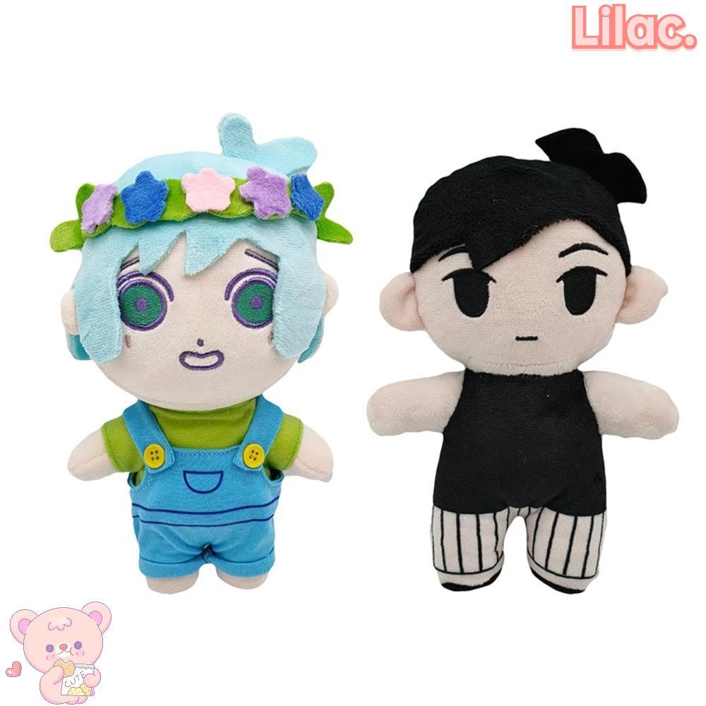 LIILACC OMORI ตุ๊กตาตุ๊กตา,Omori 20 ซม.คอสเพลย์ Props, Sunny Omori Plush เกม Related Merch Plushie ข