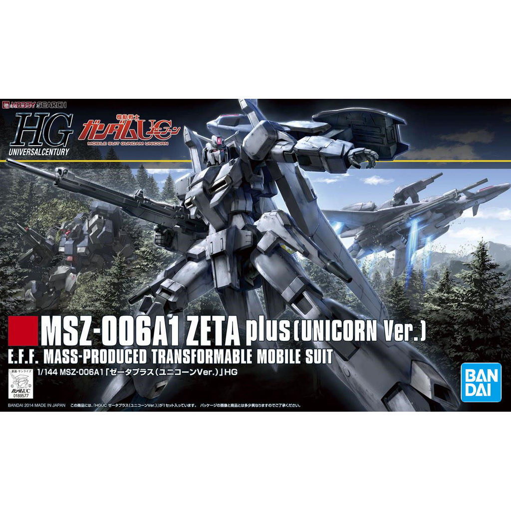 GUNDAM HG HGUC 1/144 182 Unicorn Version Z Plus Anime สินค้าของสะสมประกอบของขวัญ