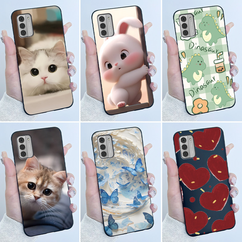 เคสน่ารักสําหรับ Nokia G42 / Nokia G310 5G การพิมพ์เชลล์ฝาครอบป้องกันซิลิโคนอ่อนนุ่มการ์ตูนเคสโทรศัพ