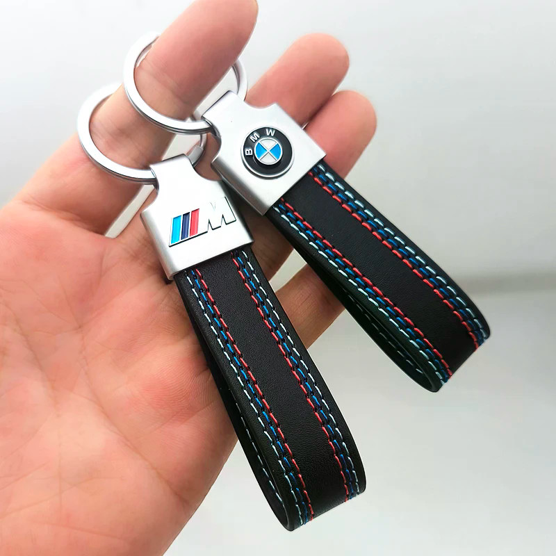 หรูหรารถโลโก้พวงกุญแจ BMW M พวงกุญแจสําหรับ BMW M Sport E36 E34 F31 F10 F20 F40 M3 M4 M5 F48 E46 E60