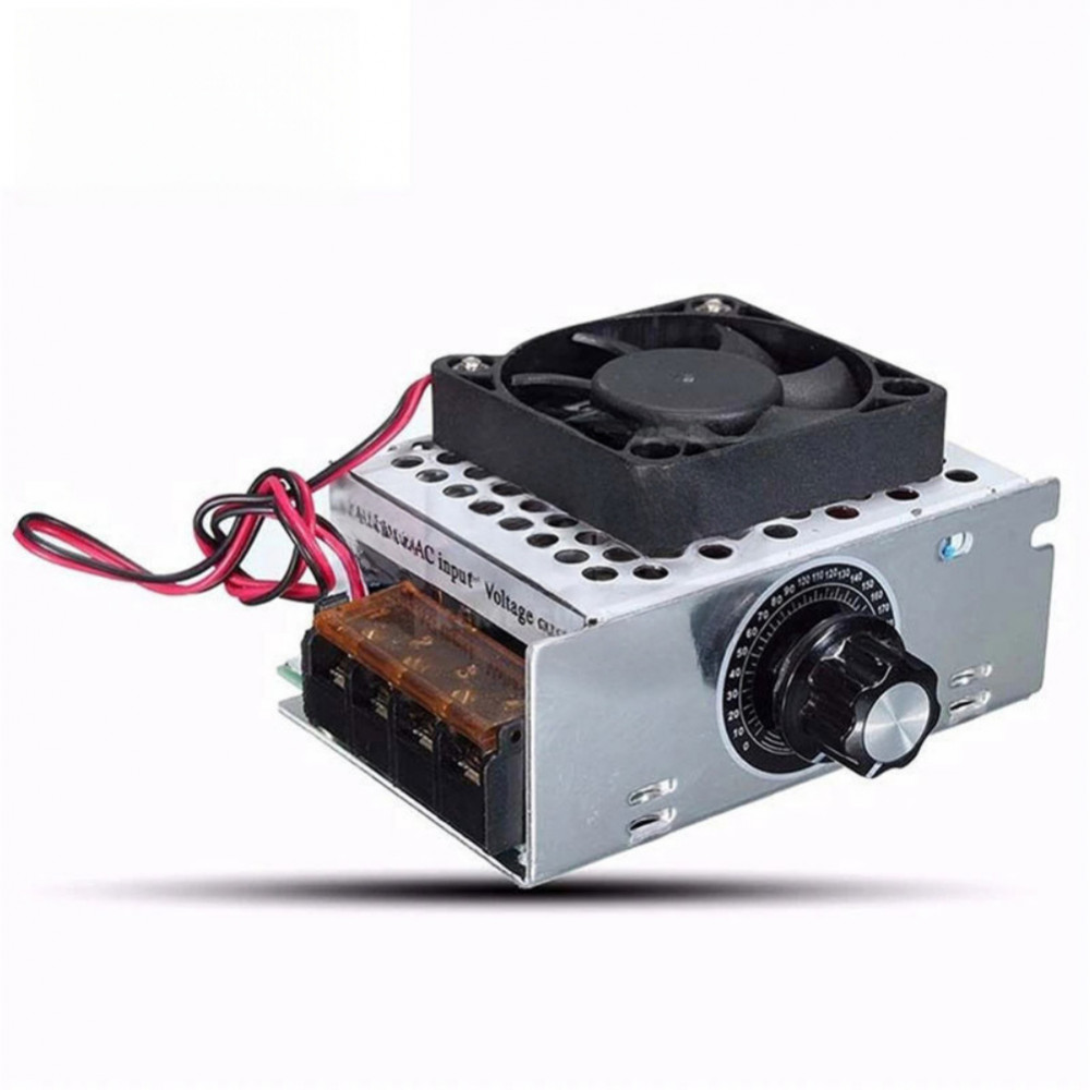 4000W 220V Potentiometer Dimmer Regulator สําหรับมอเตอร์พัดลมสําหรับอุณหภูมิแสง