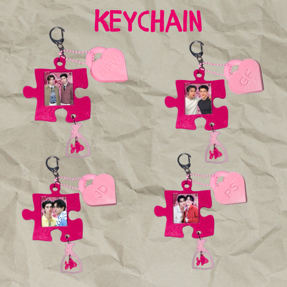 [KEYCHAIN OTP] PPW, GF, JD, PS KEYCHAIN พร้อมเครื่องราง - Bubu Shop