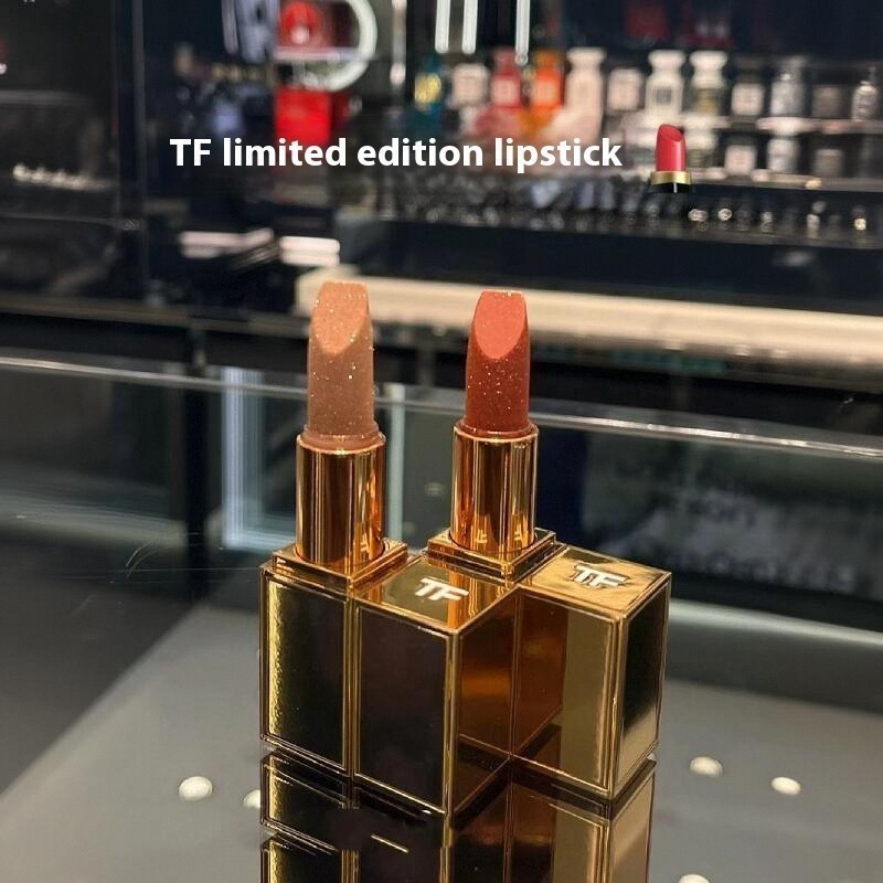 TomFord TF Gold Tube Lipstick 01 Sunlight 02 Sunset Streamer Limited Lip Balm