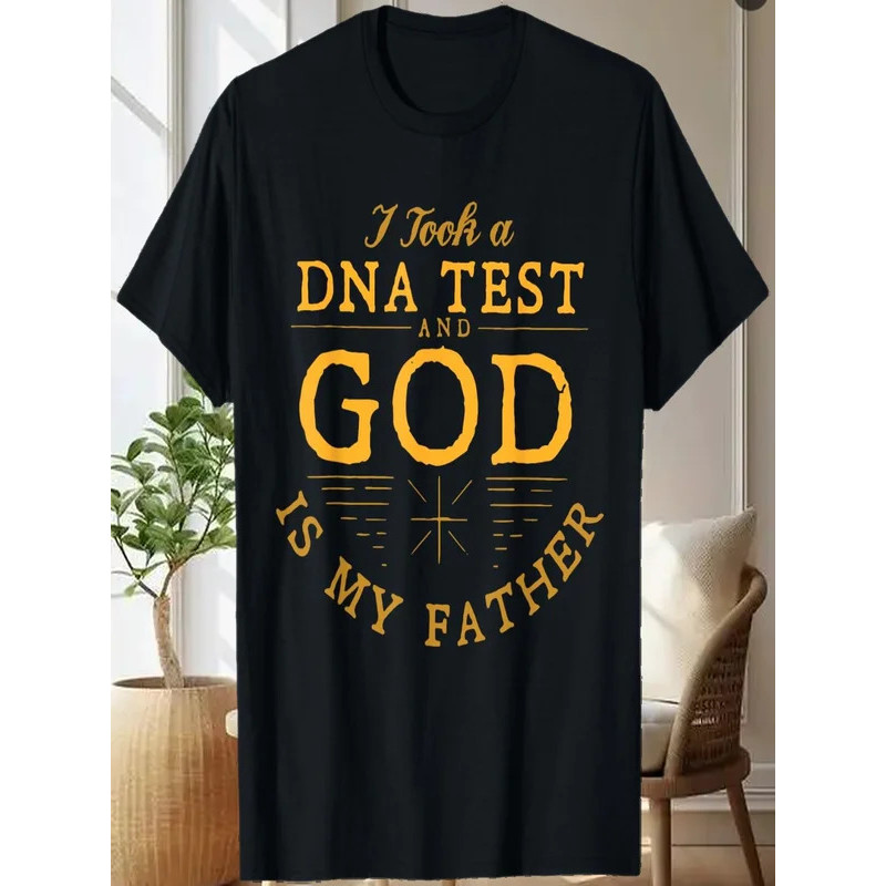 Funny I Took A DNA Test God Is My Father Jesus Christian T-Shirt