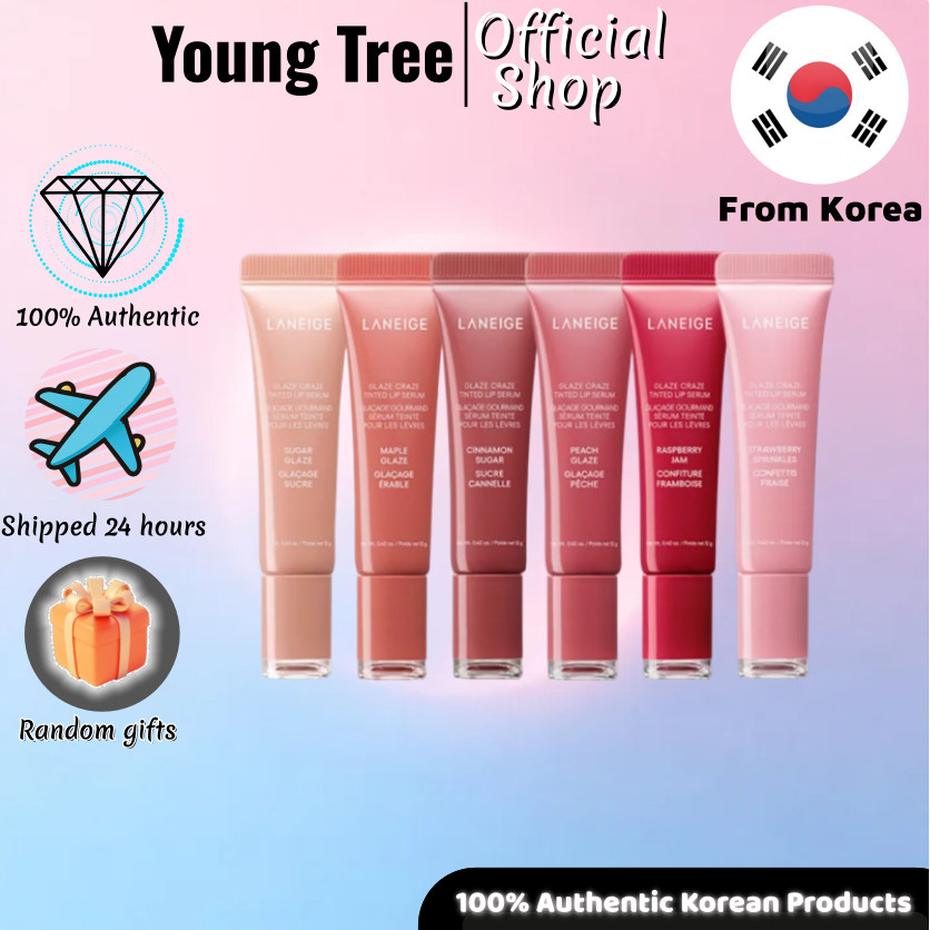 [LANEIGE] GLAZE CRAZE TINTED LIP SERUM 12g/Moisturizing and brightening lip color