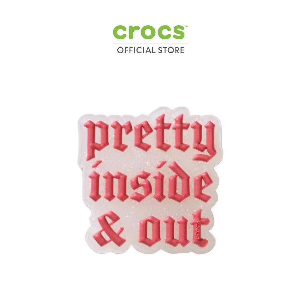 CROCS ตัวติดรองเท้า JIBBITZ™ PRETTY INSIDE OUTรุ่น 10017290 - MULTI COLOR