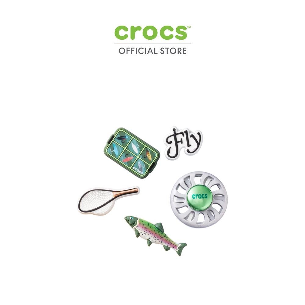 CROCS ตัวติดรองเท้า JIBBITZ™ FLY FISHING 5 PACK รุ่น 10016066 -  MULTI COLOR
