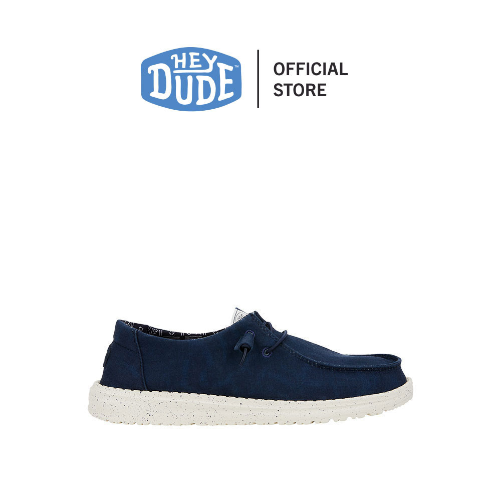 HEYDUDE รองเท้าลำลองผู้หญิง WENDY STRETCH CANVAS รุ่น 40902-410 - NAVY