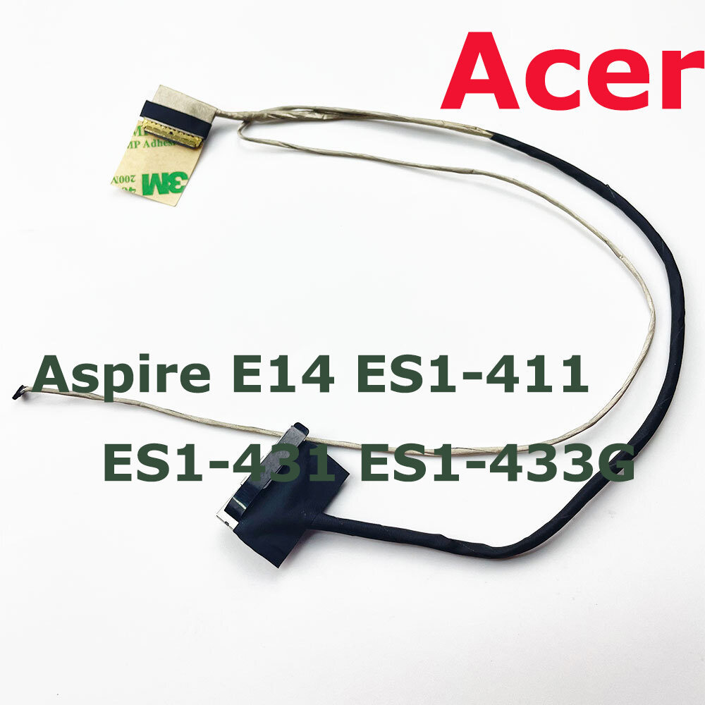 สําหรับ ACER Aspire E14 ES1-411 ES1-431 ES1-433G N15Q5 Z8A DD0Z8ALC000 จอแสดงผลริบบิ้น LVDS Flex LED