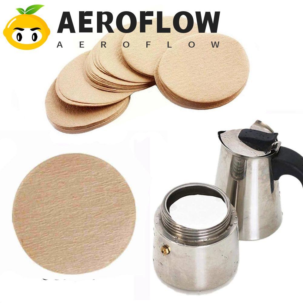 AEROFLOW Cafe กระดาษกรอง 56 มม./60 มม./68 มม.รอบเครื่องมือห้องครัว Dripper Espresso การกรองเครื่องมื