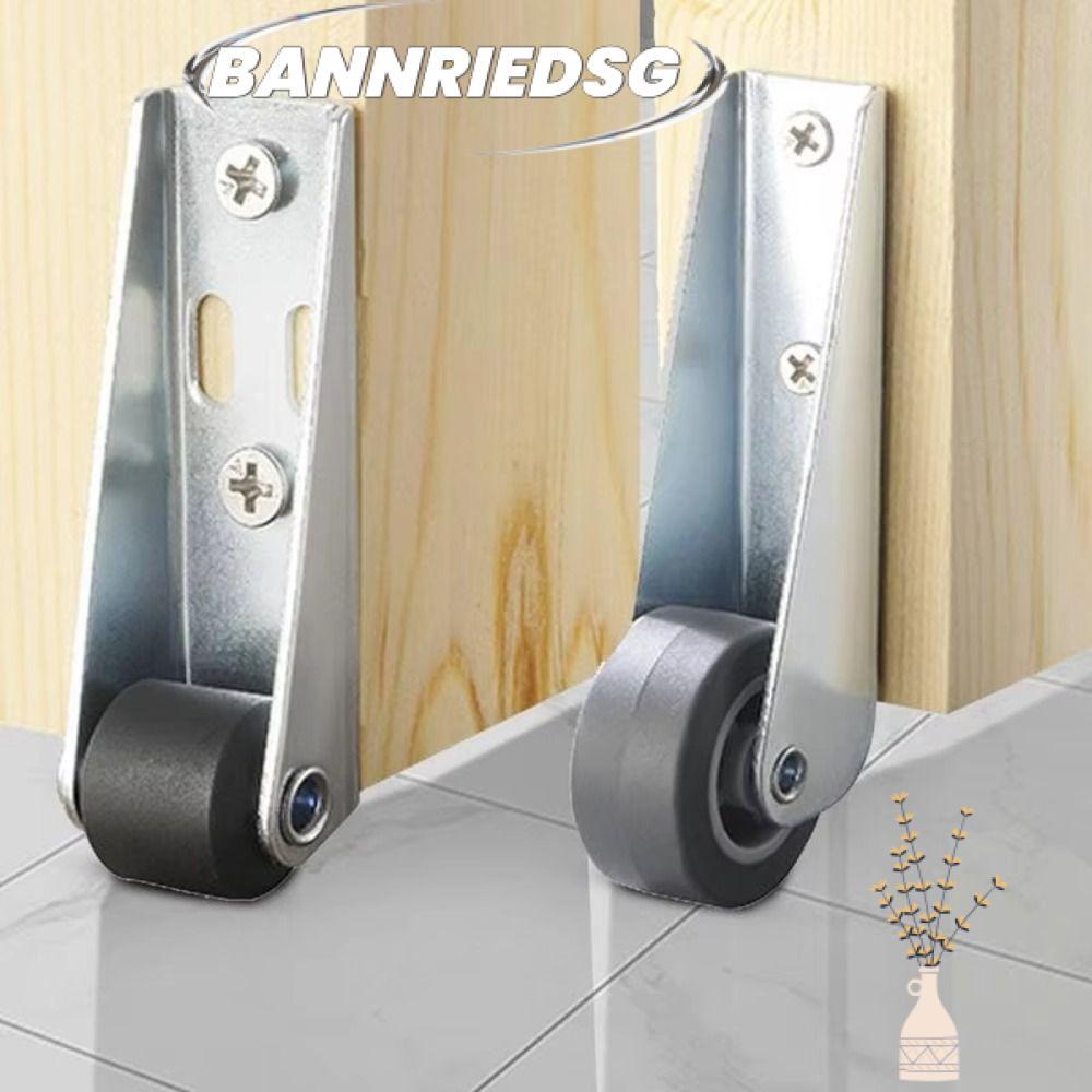 BANNRIEDSG989YR ล้อเฟอร์นิเจอร์,มือถือด้านข้างติดตั้งลูกกลิ้งทิศทาง,เงียบในครัวเรือนเครื่องมือเคลื่อนย้ายประตูล้อสําหรับ 1/2 ชิ้น