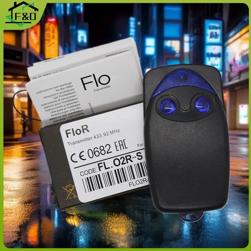 F&O 1 ชิ้น NICE 433.92MHz Rolling Code เครื่องส่งสัญญาณมือถือ Nice Flor Flo2r FLO2R-S FLO4R-S Flor-s