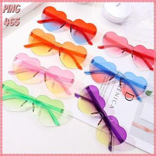 PINGD 2026 Love Sunglasses แว่นกันแดดทรงหัวใจไร้กรอบแว่น
