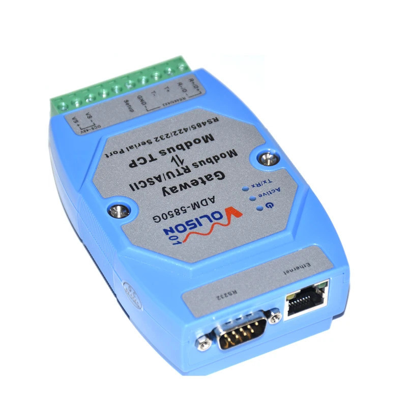 ADM-5850G เซิร์ฟเวอร์เกตเวย์ Modbus อุตสาหกรรม, MODBUS RTU/ASCII ถึง Modbus TCP, รองรับพอร์ตอนุกรม P