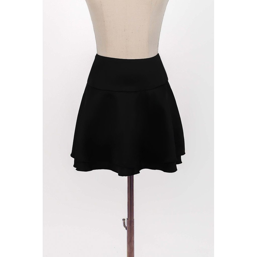 Skort Flare Co-ord สีดํา