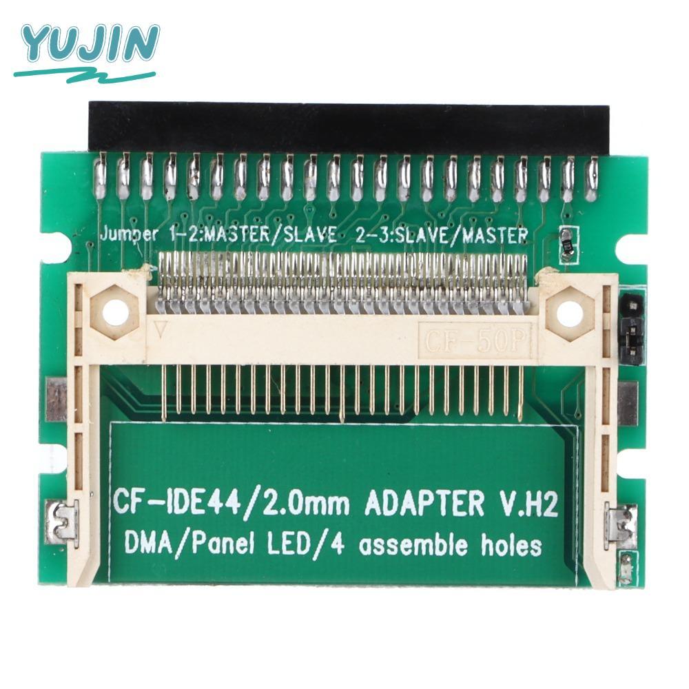 YUJIN Compact Flash Adapter, สะดวกทนทาน CF to IDE Adapter, แบบพกพาสวมใส่ทนทาน 44pin CF IDE Adapter S