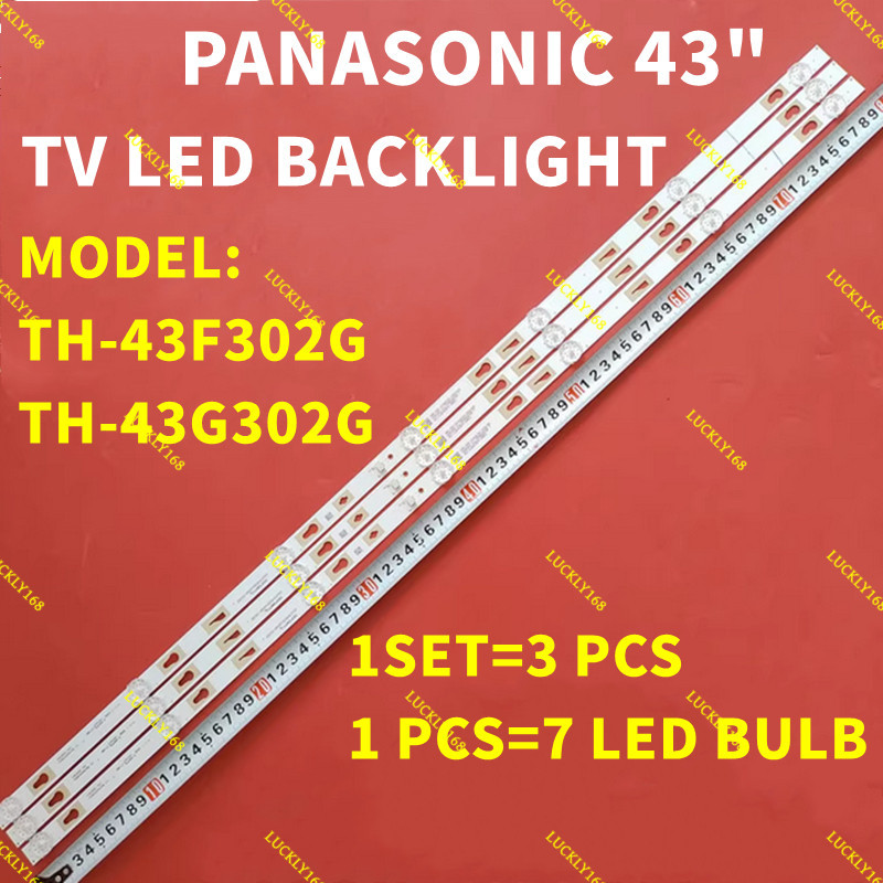 PANASONIC 43"TV LED BACKLIGHT TH-43F302G TH-43G302G 43F302 43G302 43G302G TH43F302G TH43G TH43G302G