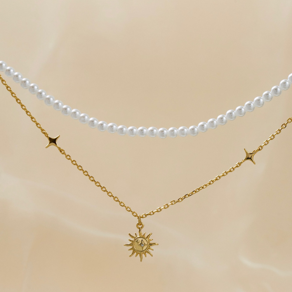 YVIS Sierra Brass Necklace - Solace Collection