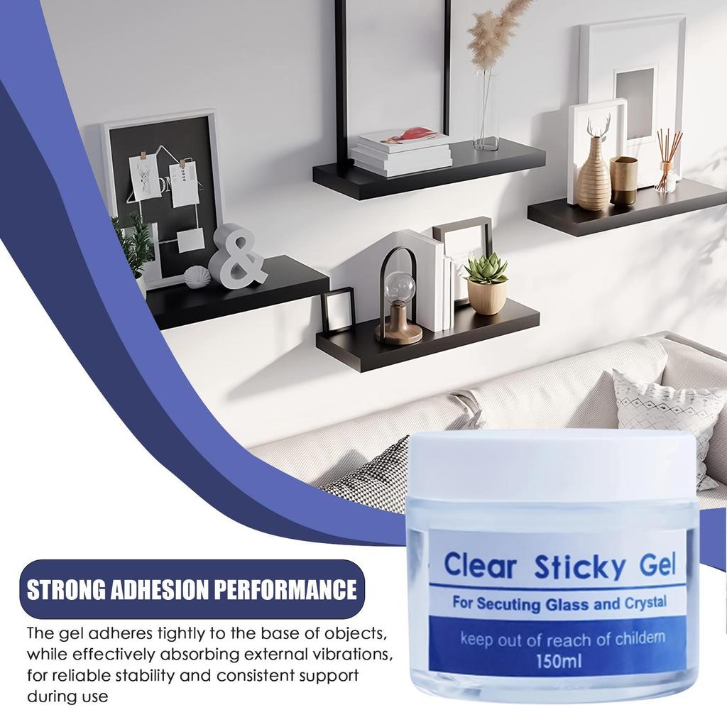 30ml/100ml Museum Exhibits Gel Clear Museum Gel ที่ถอดออกได้ไม่มีสารตกค้างป้องกันการสั่นสะเทือนการออกกําลังกาย Putty สําหรับแก้วเซรามิคคอลเลกชัน unhcxeth