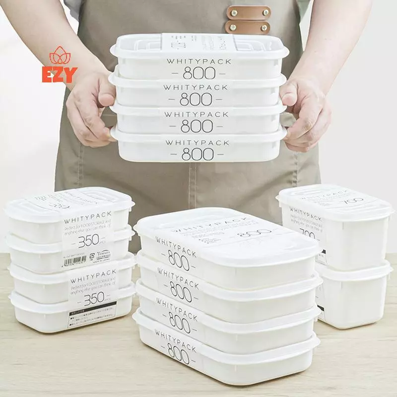 EZY ญี่ปุ่นเนื้อแช่แข็ง Paaging กล่องเกรดอาหารตู้เย็นเก็บผักผลไม้การเก็บรักษา เตรียมจานแบ่งกล่องใหม่