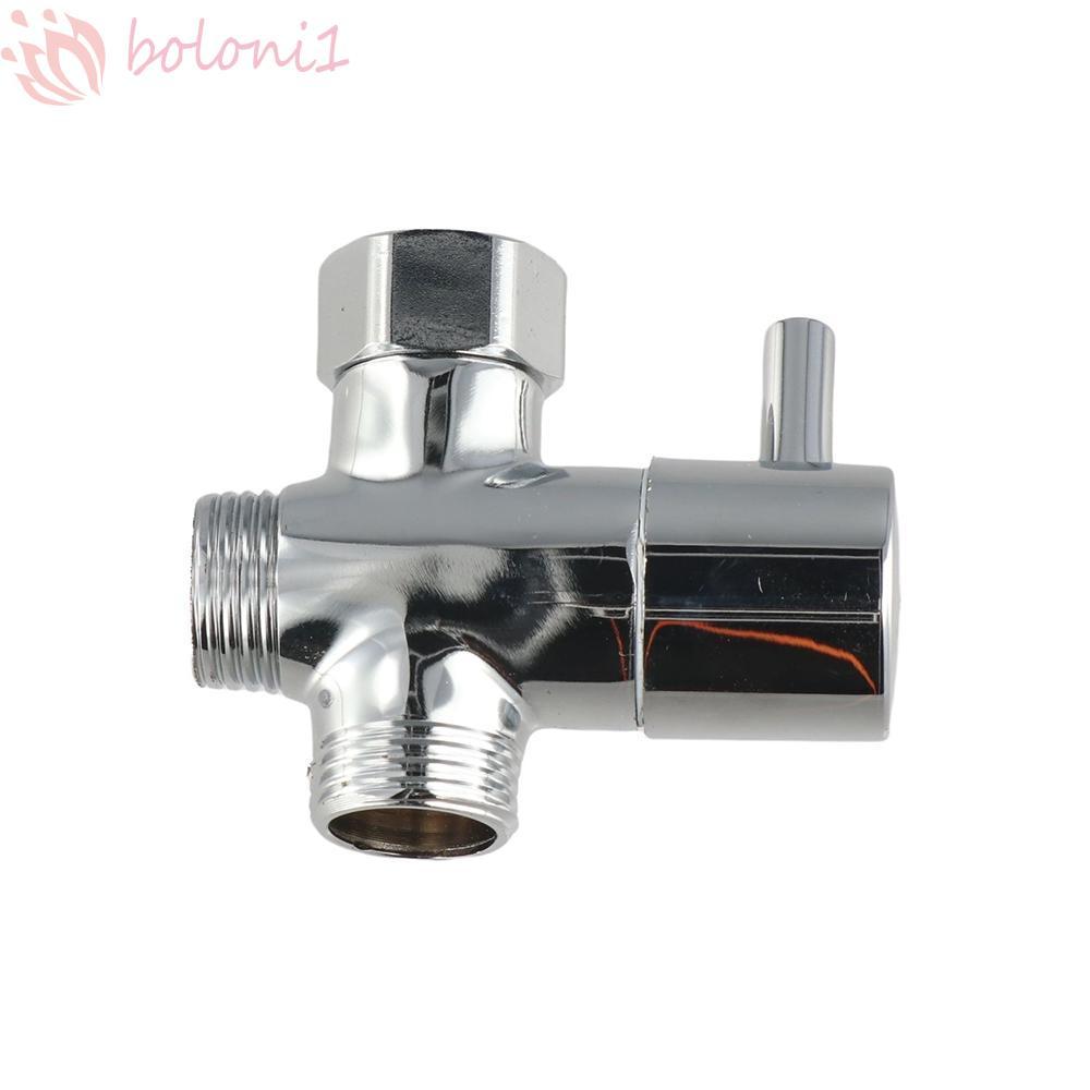 [COD] 3 Way Shower Head Diverter Valve, ทองเหลือง G1/2 3 Way Switch Faucet Valve, Shower Faucet Conn