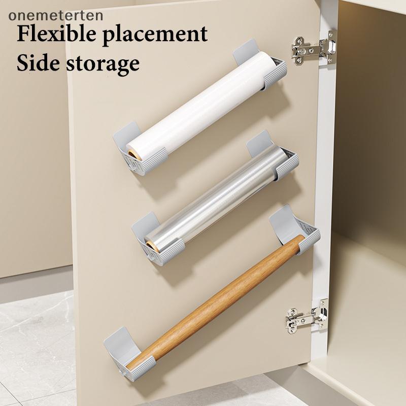 Rten 2 ชิ้น No-Drilling Kitchen Storage Ra ชุด - Multi-Functional,Fresh Film & ถุงขยะสําหรับตู้และตู