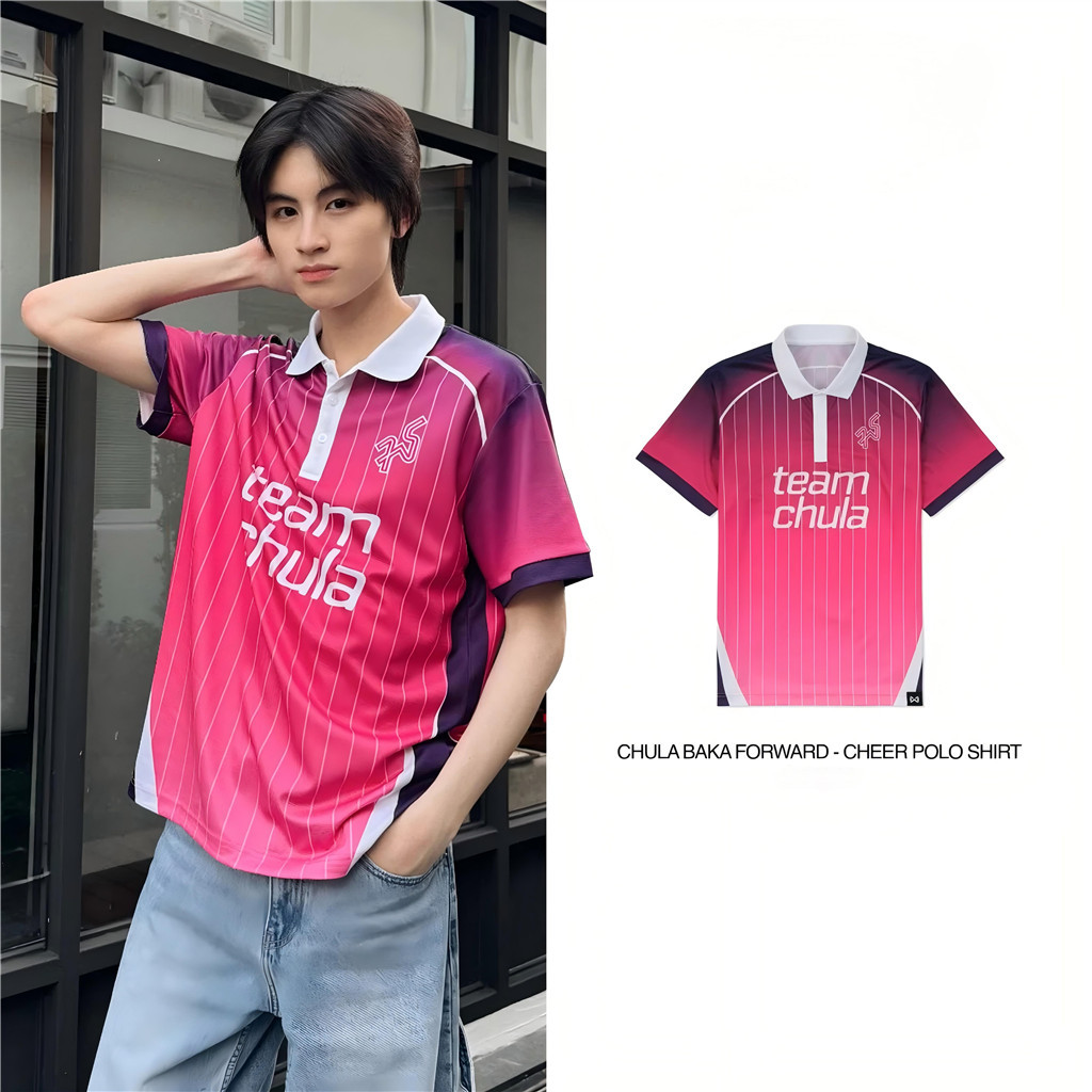 WARRIX Chula Baka Forward - โปโลเชียร์ (WA-251PLACU01)CHULA BAKA FORWARD-CHEER POLO SHIRT