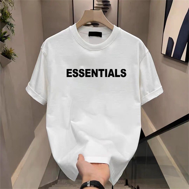 ESSENTIALS Text เสื้อยืดสีขาว